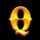 bull fever q letter symbol icon