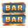 bullion rush 7s hold and win blue bar symbol icon