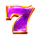 bullion rush 7s hold and win purple 7 symbol icon