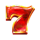 bullion rush 7s hold and win red 7 symbol icon