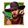 bullions of gold gunman symbol icon