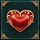 bulls club heart symbol icon