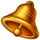 burning aces jackpot slot bell symbol icon