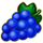burning aces jackpot slot grape symbol icon