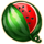 burning aces jackpot slot watermelon symbol icon