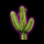 burning chilli cactus symbol icon