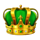 burning classics royal edition crown green symbol icon
