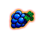 burning coins 100 grape symbol icon