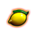 burning coins 100 lemon symbol icon