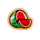 burning coins 100 melon symbol icon