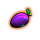 burning coins 100 plum symbol icon