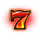 burning coins 100 seven symbol icon