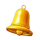 burning fruits bell symbol icon