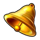 burning hot 6 reels bell symbol icon