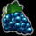 burning hot extreme clover chance grape symbol icon