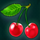 burning ice 10 cherries symbol icon