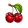 burning love cherry symbol icon