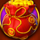 burning pearl gold bag symbol icon