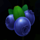 burning slots 100 blueberries symbol icon