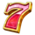burning slots cash mesh link lucky seven symbol icon