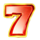 burning spins 243 seven symbol icon