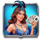 cabaret royale blue dancer symbol icon