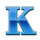 caishen god of fortune k symbol icon