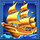 caishen god of fortune ship symbol icon