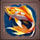 caishen gold infinity dragon fish symbol icon