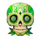 calavera cascades green symbol icon