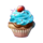 candy carnival cupcake symbol icon