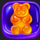 candy monsta gummy bear symbol icon