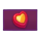 candy monsters heart symbol icon