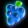candy paradise grapes symbol icon