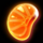candy paradise orange symbol icon