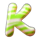 candy party k symbol icon
