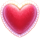 candy pop oranje jackpot heart symbol icon