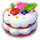 candy treasures 3 reels cake symbol icon