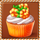 candy treats cupcake yellow symbol icon