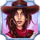 canyon win woman sheriff symbol icon