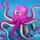 captain shark octopus symbol icon