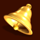 caramel hot bell symbol icon