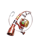 caribbean catch rod symbol icon