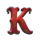 caribbean chests k symbol icon