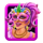 carnival queen 2 lady pink symbol icon