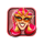 carnival queen red symbol icon