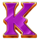 carnival rush k symbol icon