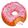 cash bandits donut symbol icon