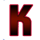 cash bars k symbol icon