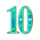 cash cats 10 symbol icon